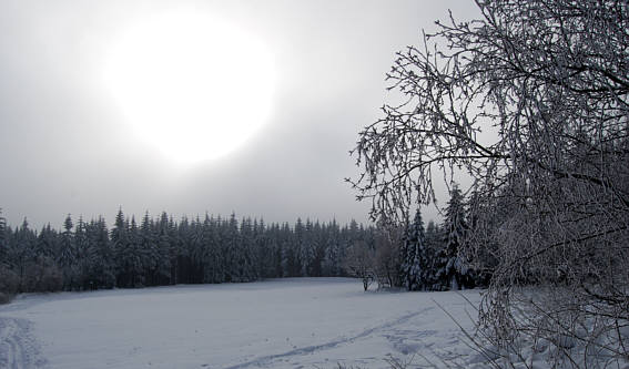 Winterstimmung im Erzgebirge