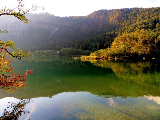 Morgenstimmung beim Landhotel Mauthusl