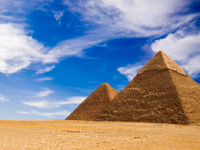 Pyramiden in Gizeh