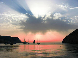 Sonnenuntergang auf Ibiza