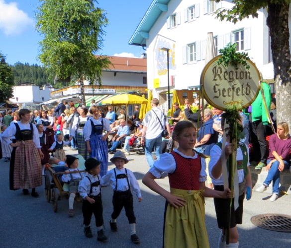 Trachtenumzug in Seefeld in Tirol am 14.09.2014