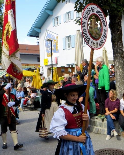 Trachtenumzug in Seefeld in Tirol am 14.09.2014